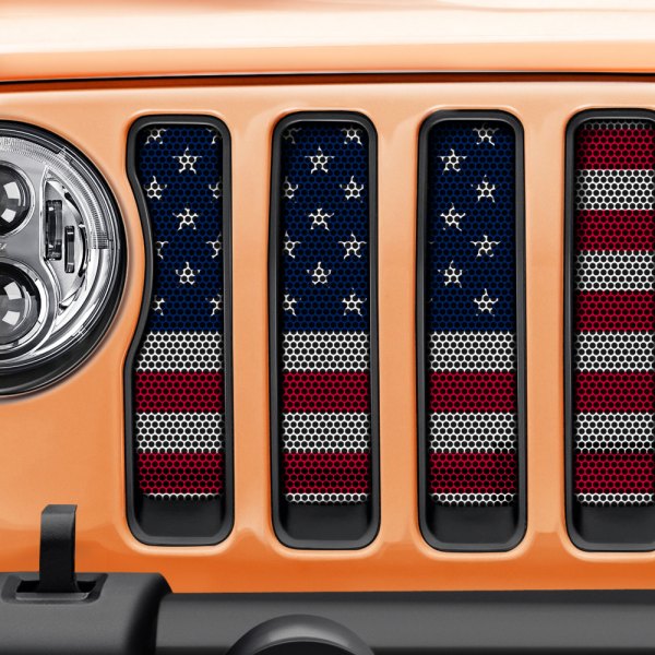 Under The Sun Inserts® - American Flags Series Grille Insert