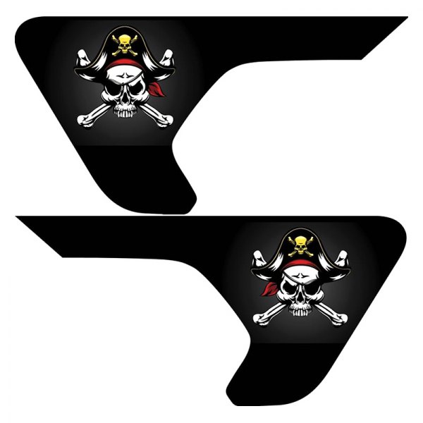 Under the Sun Inserts® - Jolly Roger Side Vent Decals
