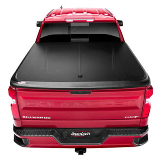 SE™ Black Hinged Tonneau Cover, Closed