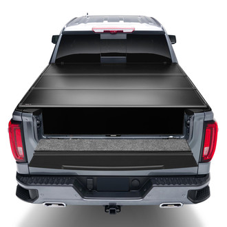 Triad Hard Folding Tonneau Cover, Tailgate Open