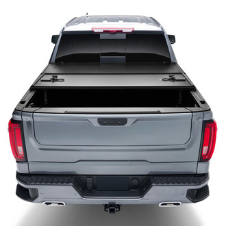 Triad Hard Folding Tonneau Cover, Mid Open