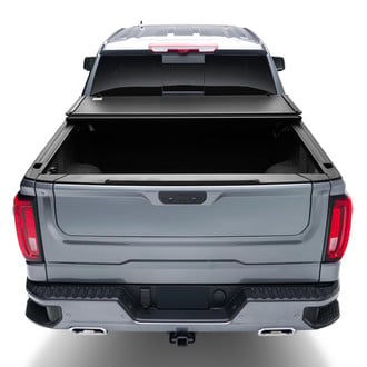 Triad Hard Folding Tonneau Cover, Opened