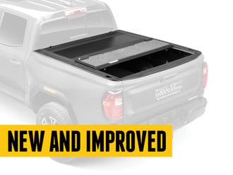 Ultra FLEX™ Hard Tri-Fold Tonneau Cover, Open
