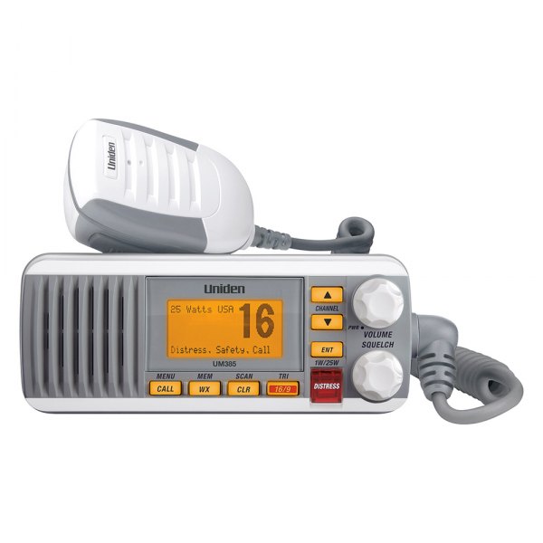 Uniden® - Solara 25W RF White Fixed Mount VHF Radio