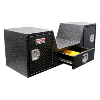 Unique Truck Accessories® - Brute™ Goose Neck Double Doors 5th Wheel Tool Box