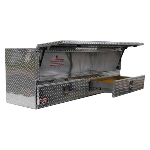 小物 ADSR BUKEM Semi Truck Underbody Aluminum Tool Box - 36x18x18 Inches