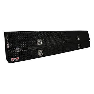 Unique Truck Accessories® - Brute™ Contractor Double Doors Top Mount Tool Box with Bottom Drawers