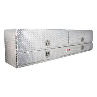 Unique Truck Accessories® - Brute™ High Capacity Contractor Triple Doors Top Mount Tool Box