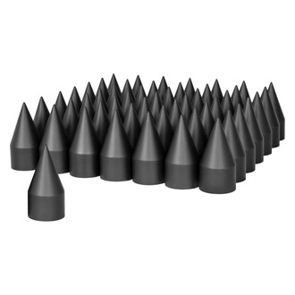 United Pacific® - Thread-On Spiked Lug Nut Covers