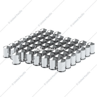 United Pacific® - Chrome Push-On Pointed Lug Nut Covers