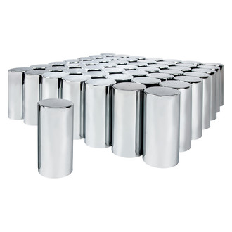 United Pacific® - Thread-On Cylinder Lug Nut Covers