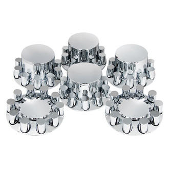 United Pacific® - Chrome Axle Hub Cover Cap