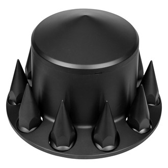 United Pacific® - Matte Black Axle Hub Cover Cap
