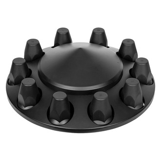 United Pacific® - Matte Black Axle Hub Cover Cap