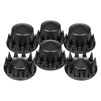United Pacific® - Matte Black Axle Hub Cover Cap
