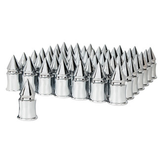 United Pacific® - Thread-On V-Spiked Lug Nut Covers