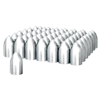 United Pacific® - Thread-On Bullet Lug Nut Covers