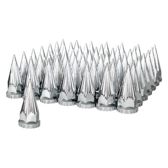 United Pacific® - Thread-On Razor Lug Nut Covers
