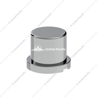 United Pacific® - Chrome Push-On Flat Top Lug Nut Covers
