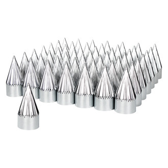 United Pacific® - Thread-On Razor Lug Nut Covers
