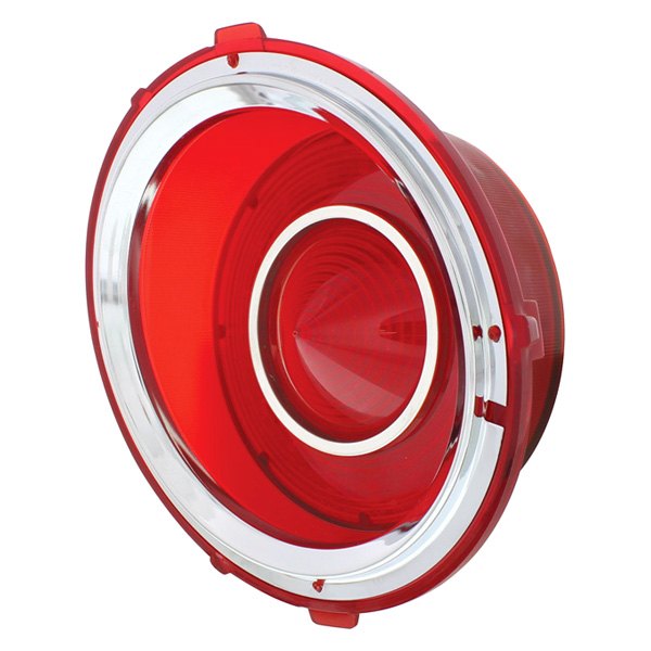 United Pacific® - Driver Side Red Factory Style Tail Light Lens, Chevy Camaro