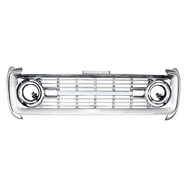 United Pacific® - 1-Pc Chrome Plated Billet Main Grille