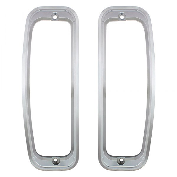 United Pacific® - Clear Anodized Tail Light Bezels