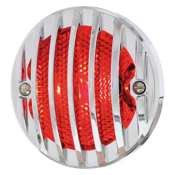 United Pacific® - Passenger Side Chrome/Red Factory Style Tail Light
