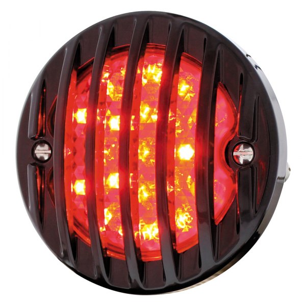United Pacific® - Driver Side Black/Red Tail Light