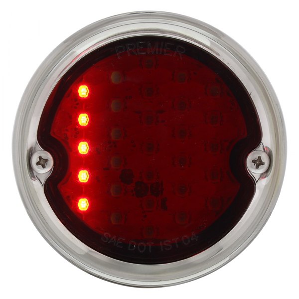 United Pacific® - Black/Red Sequential LED Tail Light