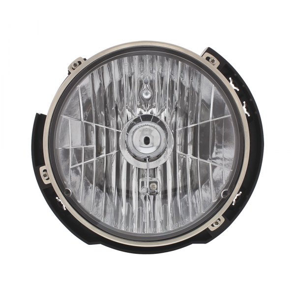 United Pacific® 110801 7" Round Passenger Side Chrome Factory Style