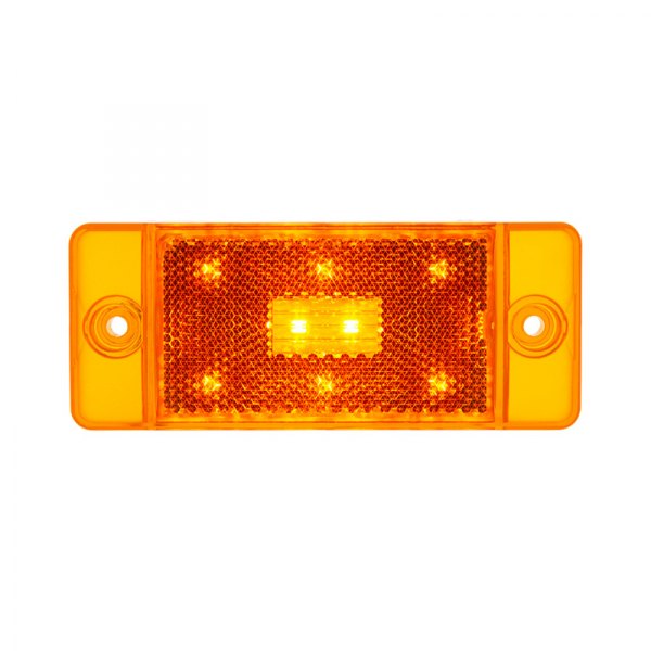 United Pacific® - Chrome/Amber LED Side Marker Light