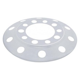 United Pacific® - 22-1/2" 10 Hole Silver Wheel Simulator
