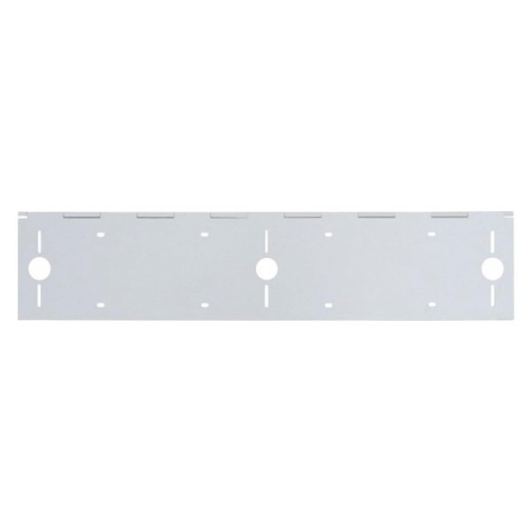 United Pacific® - 2 License Plate Holder with 3 Light Cut-outs