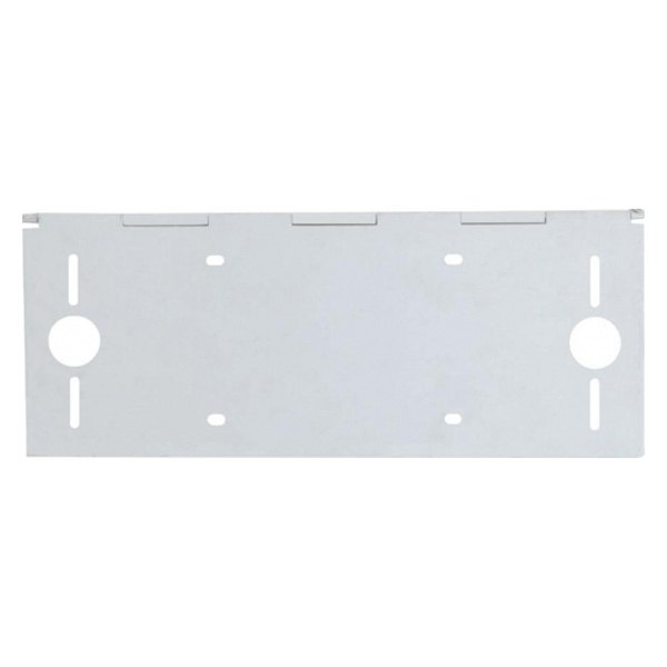 United Pacific® - 1 License Plate Holder with 2 Light Cut-outs