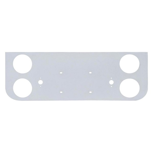 United Pacific® - Rear Center Panel with Four 4" Light Cutouts