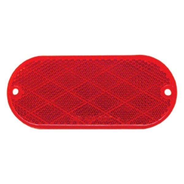 United Pacific® - Quick Mount Red Oval Reflector