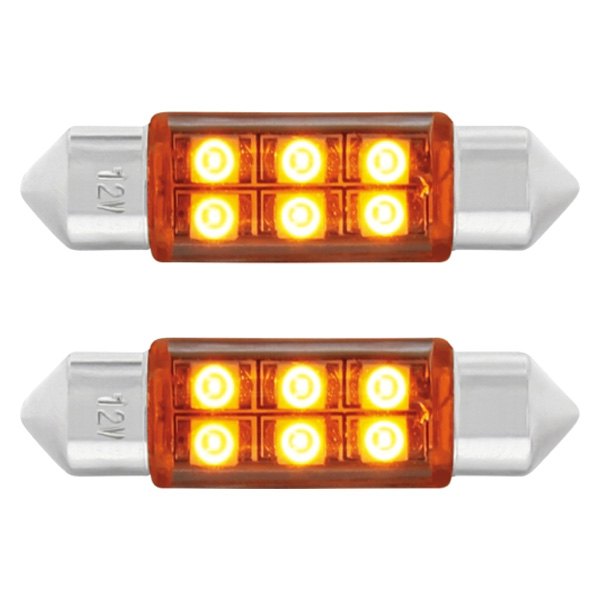 United Pacific® - High Power LED Bulbs (1.50", Amber)