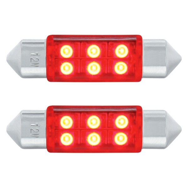 United Pacific® - High Power LED Bulbs (1.50", Red)