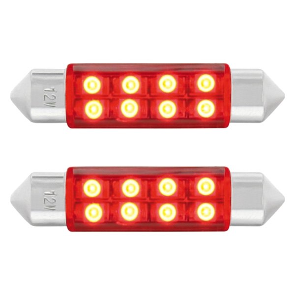 United Pacific® - High Power LED Bulbs (1.75", Red)