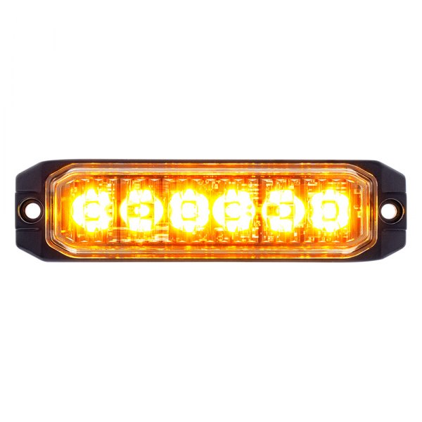 United Pacific® - 4.3" Competition Series Bolt-On Mount Amber LED Strobe Light