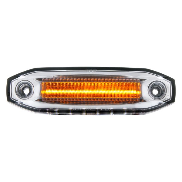 United Pacific® - 5" Oval LED Clearance Marker Light with 6 White Side LEDs