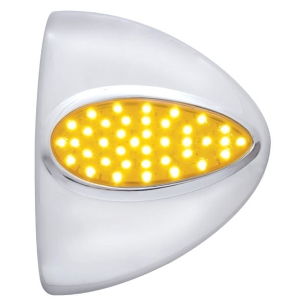 United Pacific® - Teardrop Series Amber LED Light Cover
