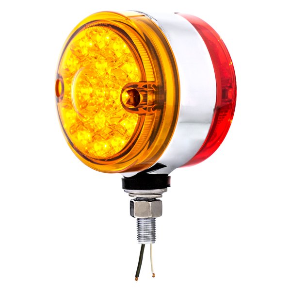 United Pacific® - 3" Double Face Round Stud Mount LED Clearance Marker Light