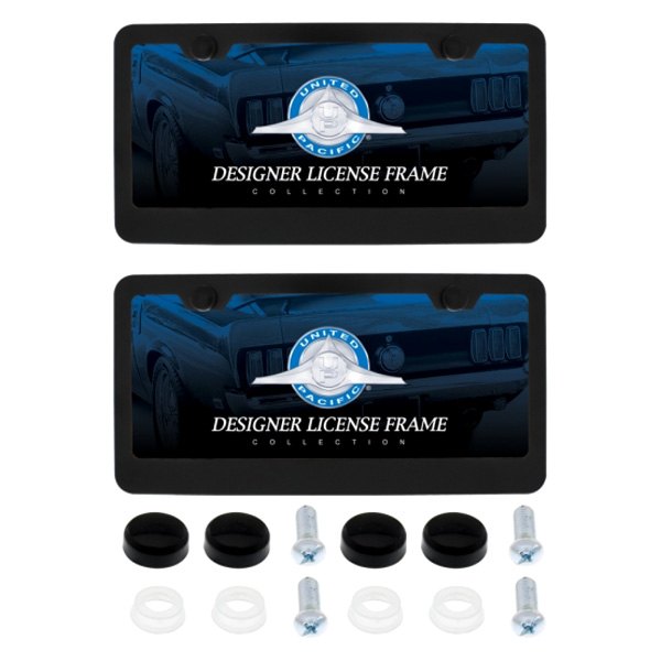 United Pacific® - License Plate Frames with Screw Caps