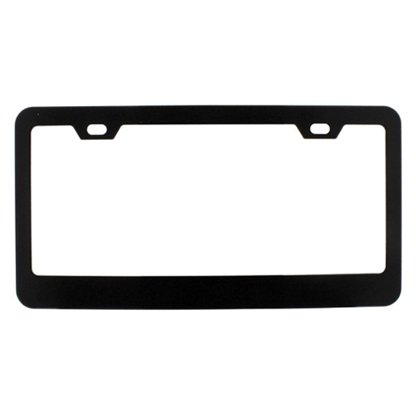 United Pacific® - 2 Hole Wide Bottom License Plate Frame