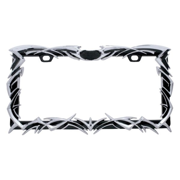 United Pacific® - Tribal Flame License Plate Frame