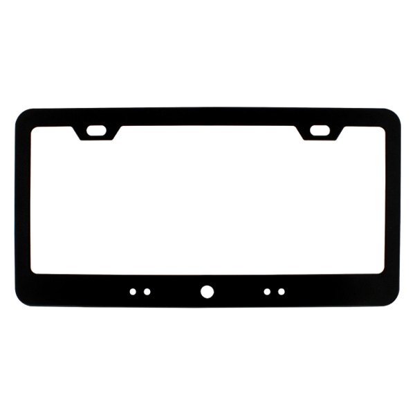 United Pacific® - License Plate Frame with LED Light Bar Cut-out
