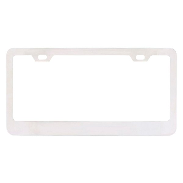 United Pacific® - 2 Hole Wide Bottom License Plate Frame