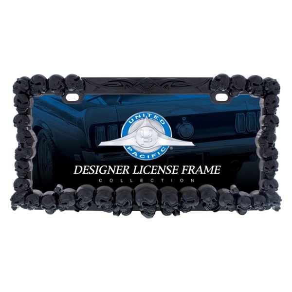 United Pacific® - Skulls License Plate Frame